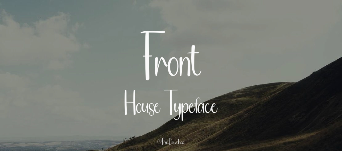 Front House Font