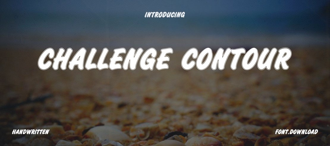 Challenge Contour Font Family