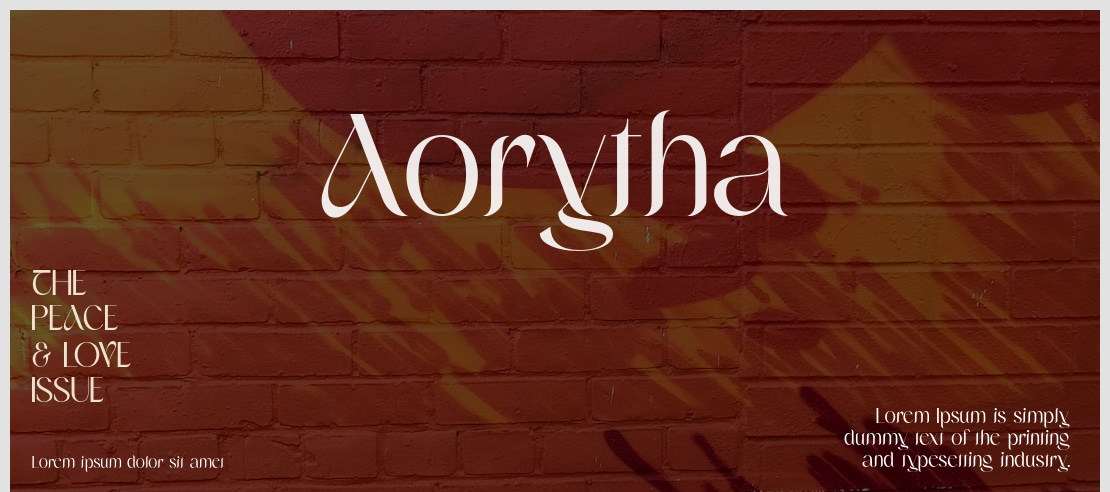 Aorytha Font