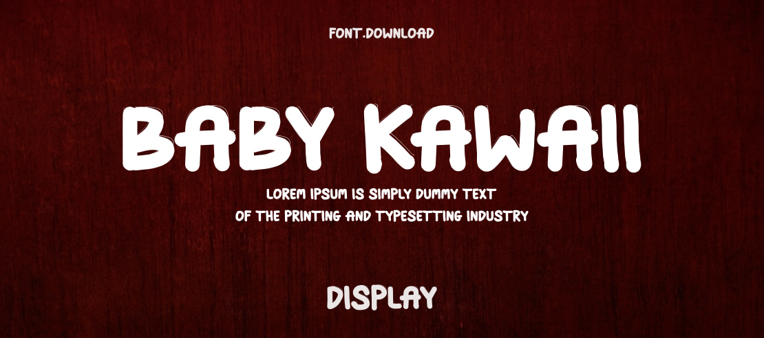 Baby Kawaii Font