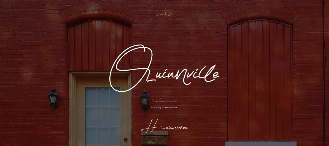 Quinnville Font