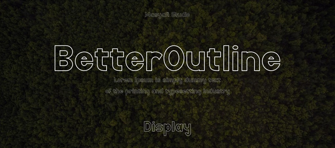 BetterOutline Font