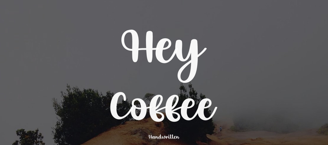 Hey Coffee Font