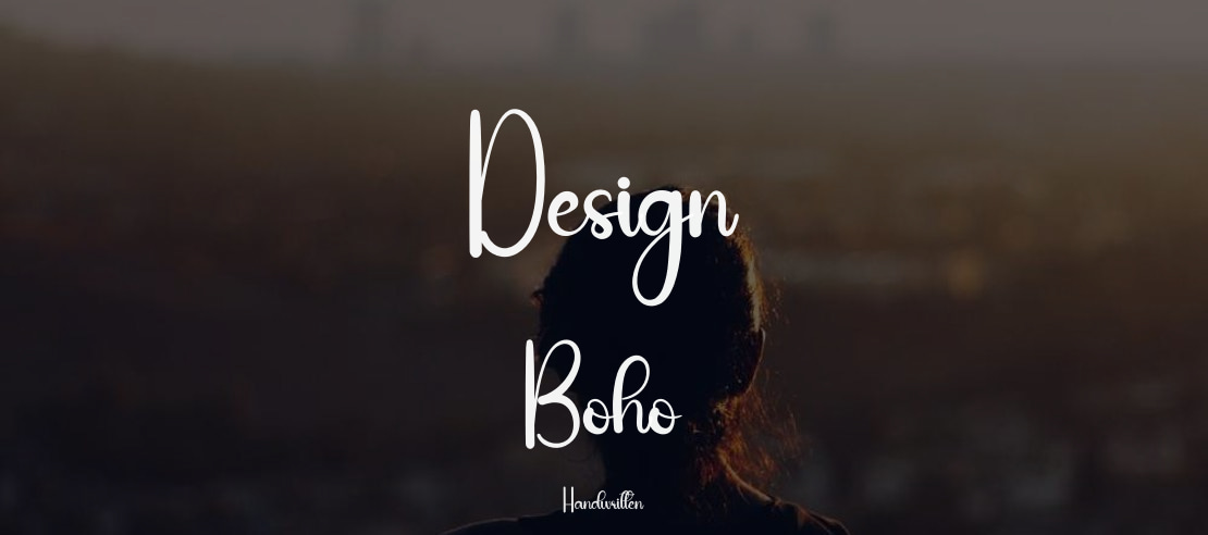 Design Boho Font