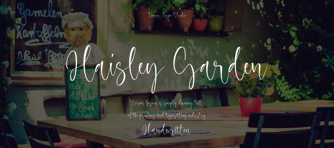 Haisley Garden Font