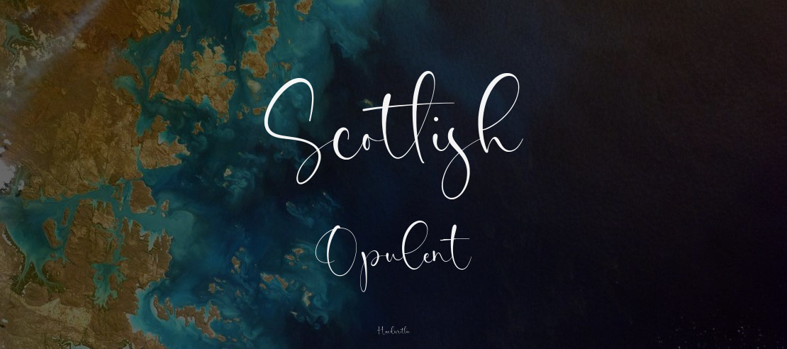 Scottish Opulent Font