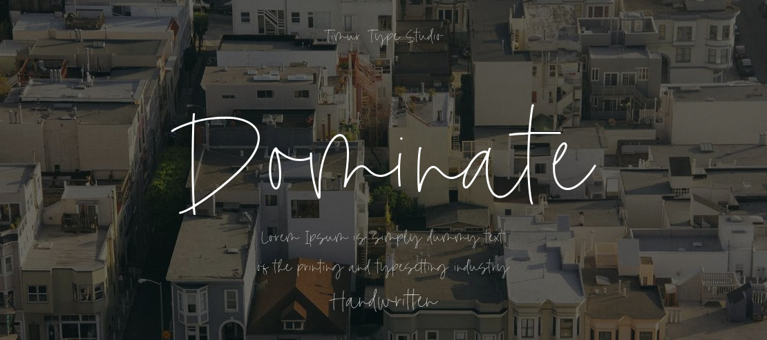 Dominate Font