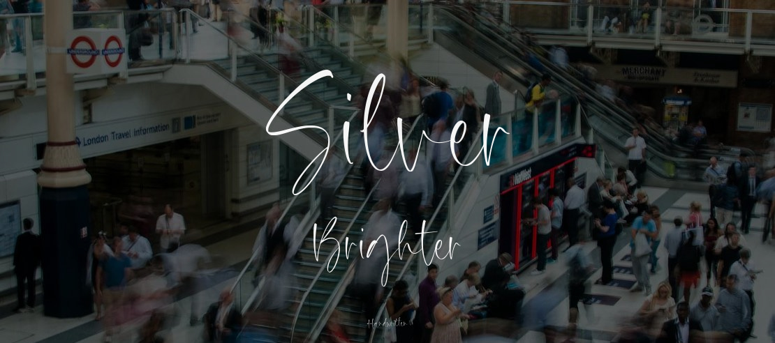 Silver Brighter Font