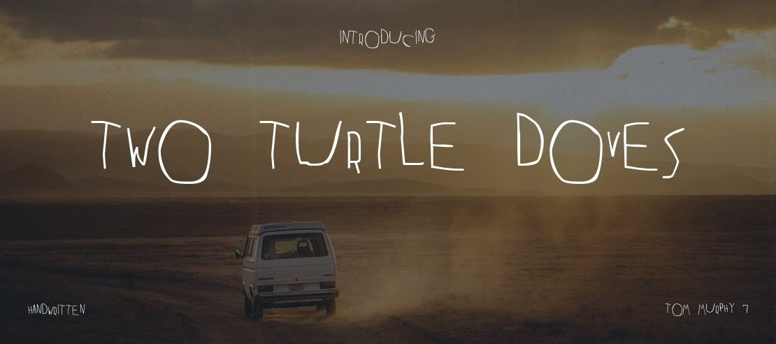 Two Turtle Doves Font