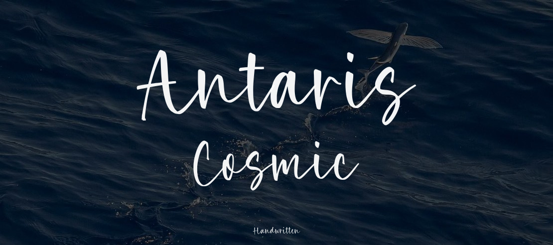 Antaris Cosmic Font