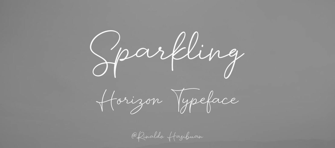 Sparkling Horizon Font