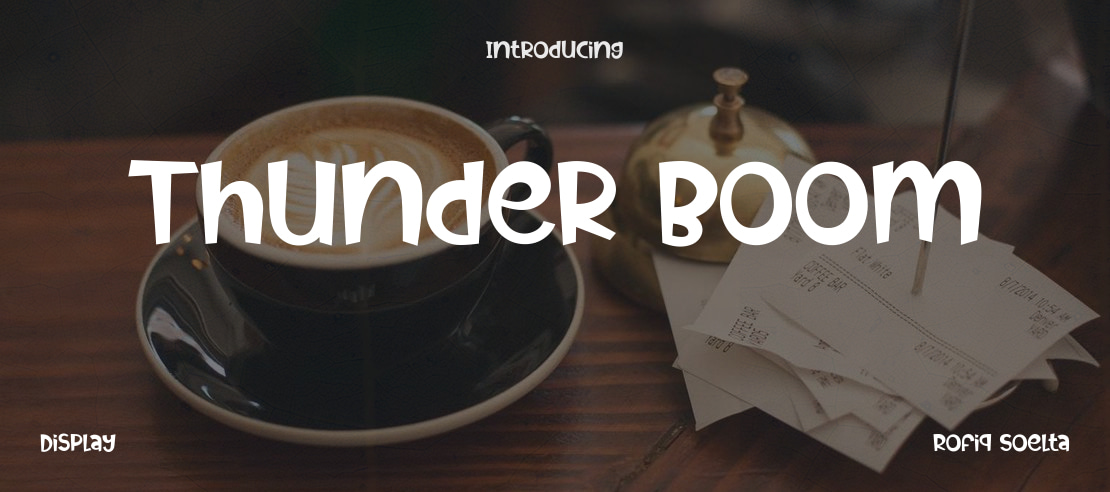 Thunder Boom Font