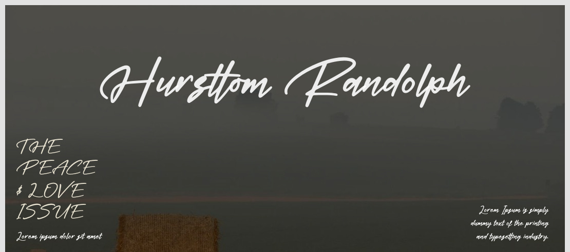 Hursttom Randolph Font