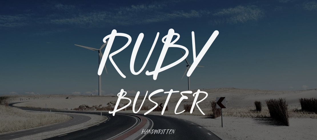 Ruby Buster Font