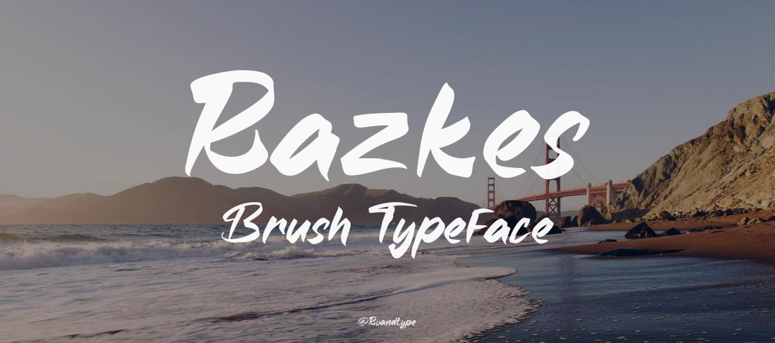 Razkes Brush Font