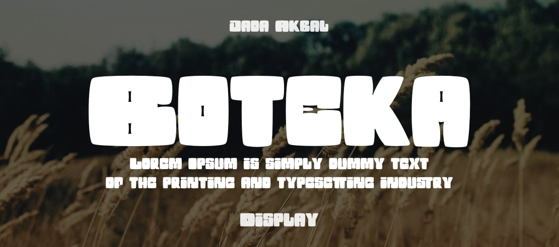 Boteka Font