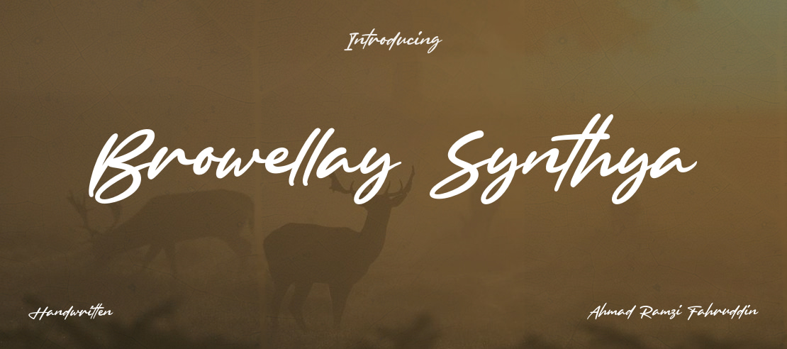 Browellay Synthya Font