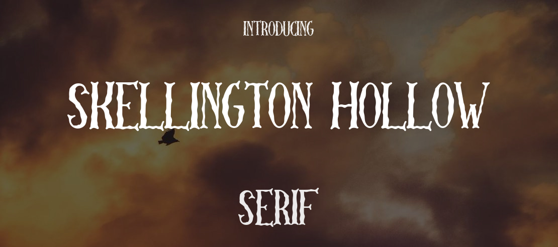 Skellington Hollow Font