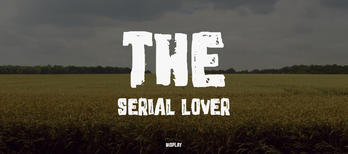 The Serial Lover Font