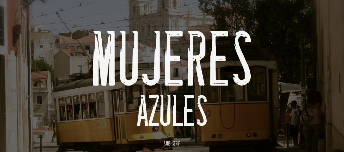 Mujeres  Azules Font