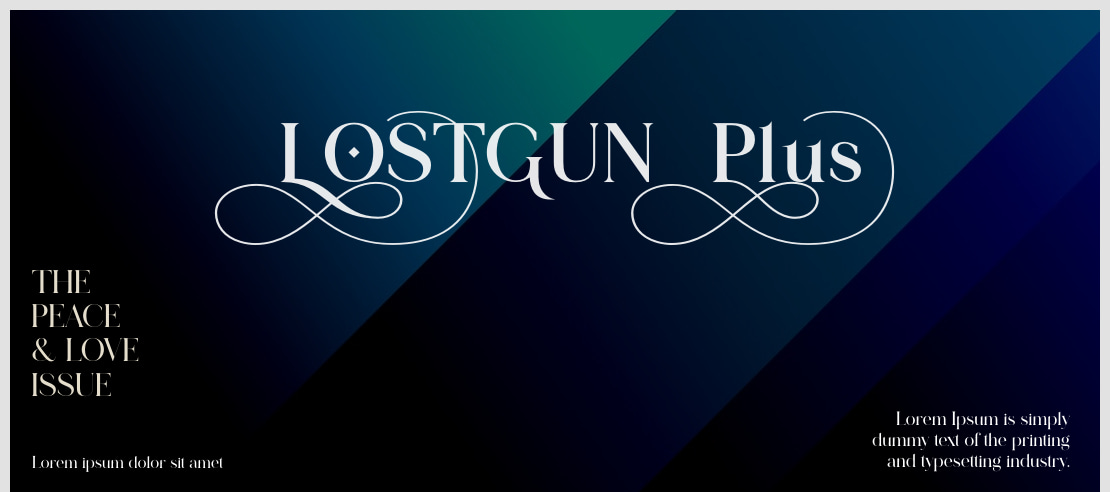 Lostgun Plus Font