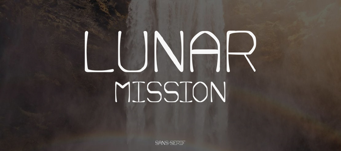Lunar Mission Font
