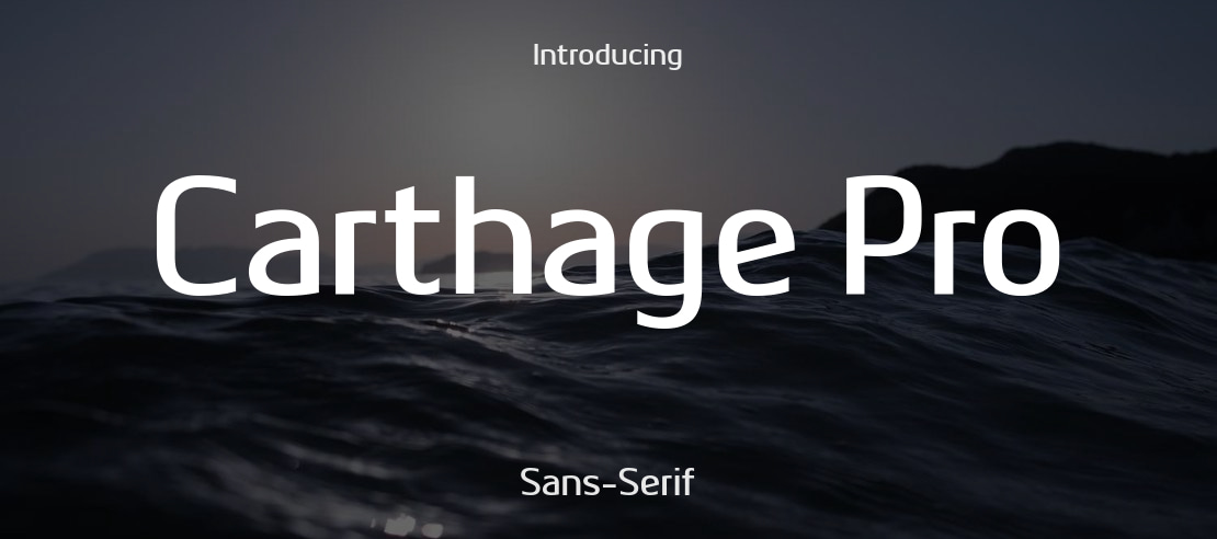 Carthage Pro Font