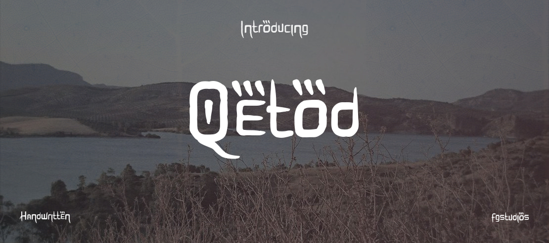 Qetod Font