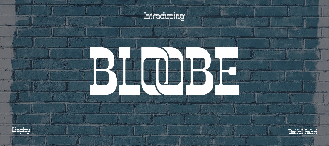 BLOOBE Font