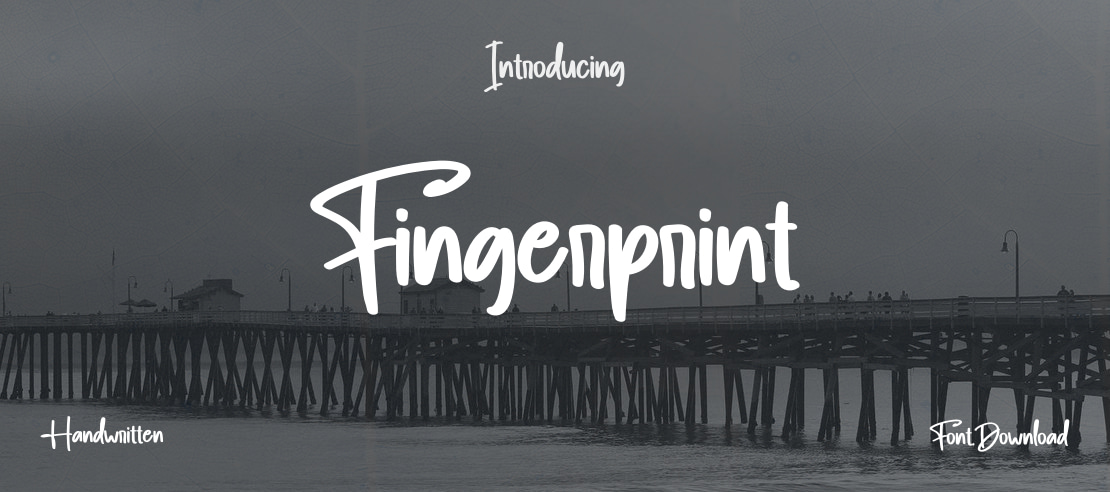 Fingerprint Font