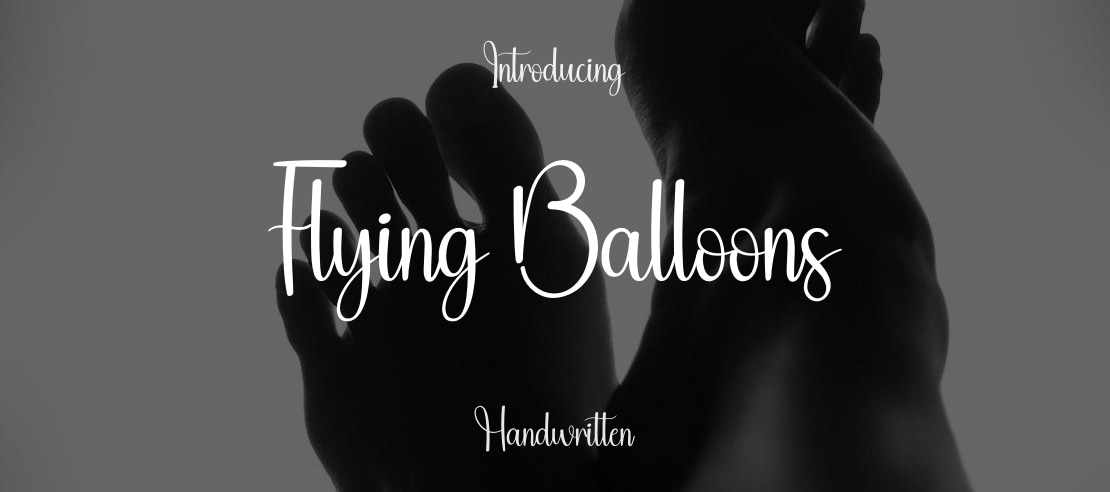 Flying Balloons Font