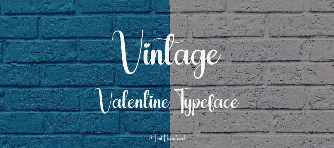 Vintage Valentine Font