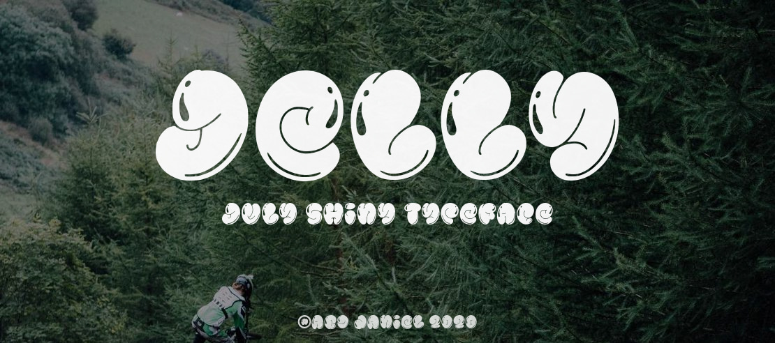 Jelly July Shiny Font