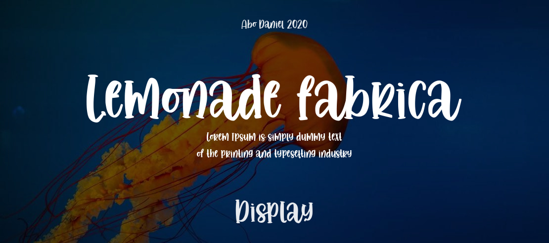 Lemonade fabrica Font