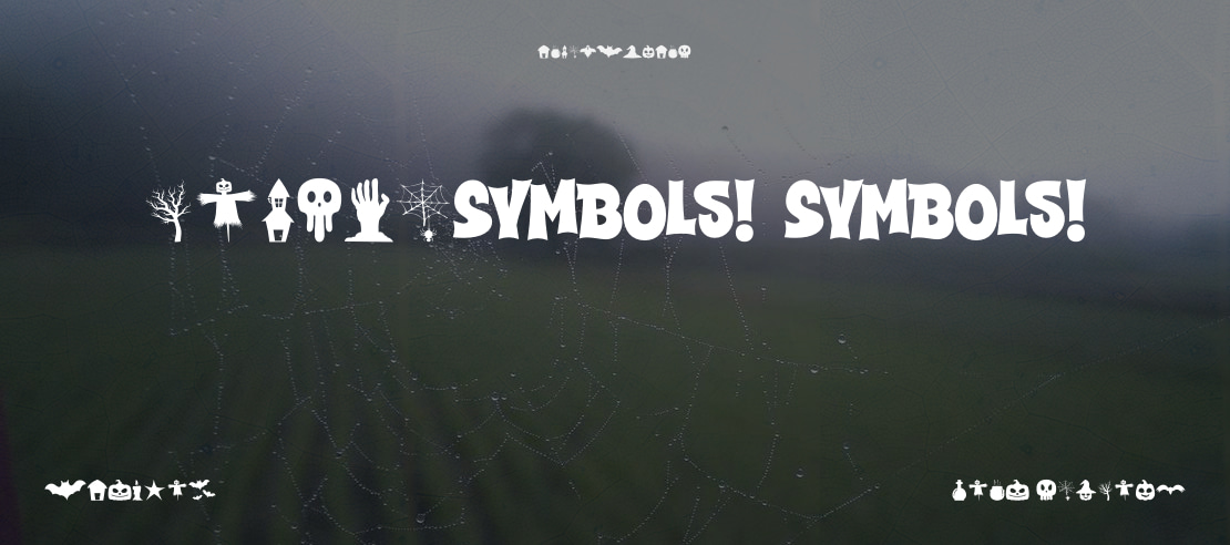 Black Wizard Symbols Font