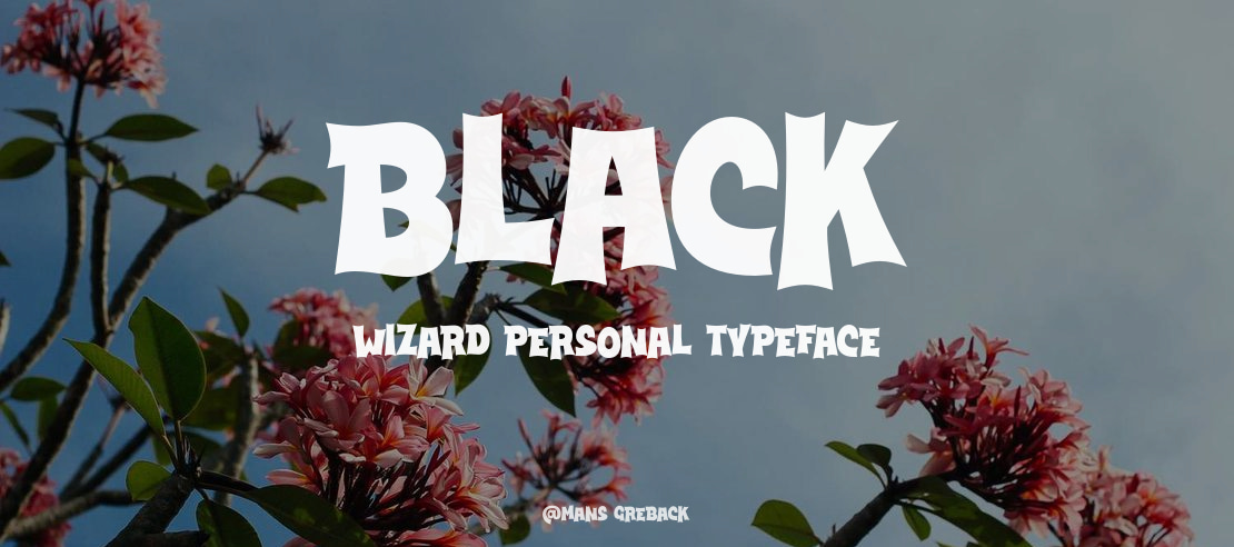 Black Wizard PERSONAL Font