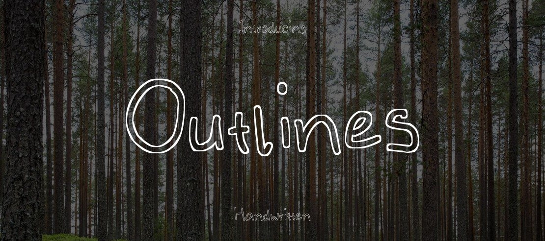 Outlines Font