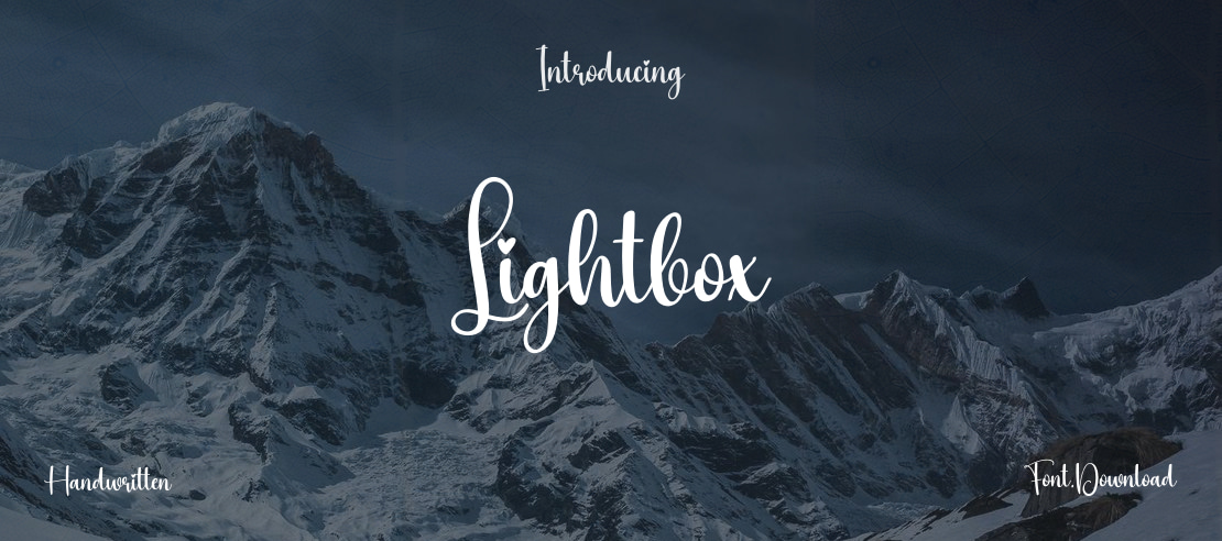 Lightbox Font