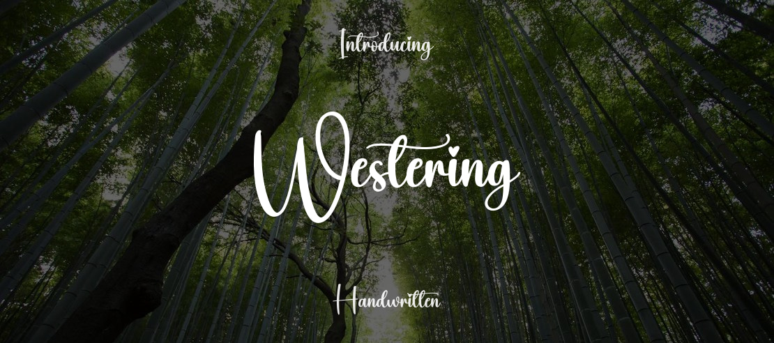 Westering Font