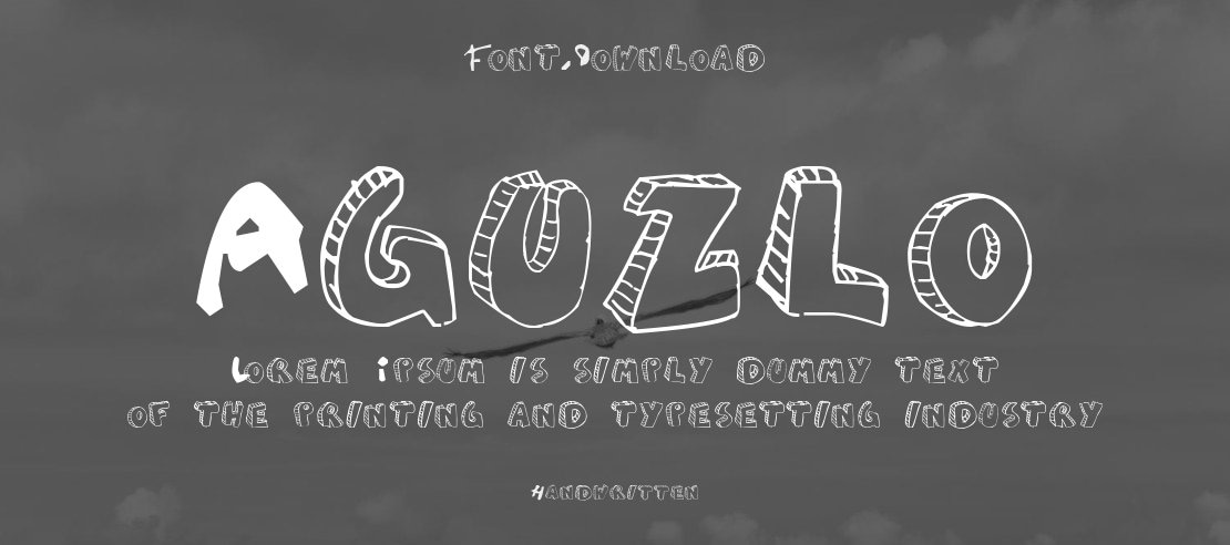 Aguzlo Font