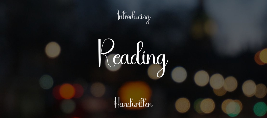 Reading Font