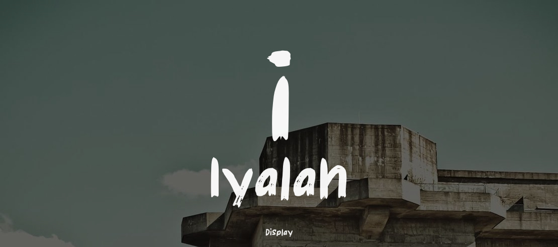 i Iyalah Font