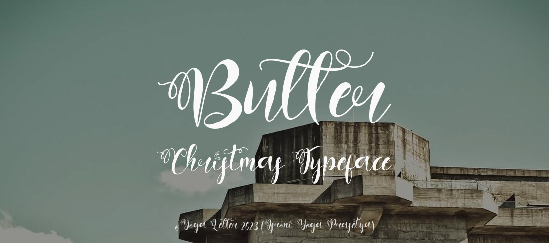 Butter Christmas Font