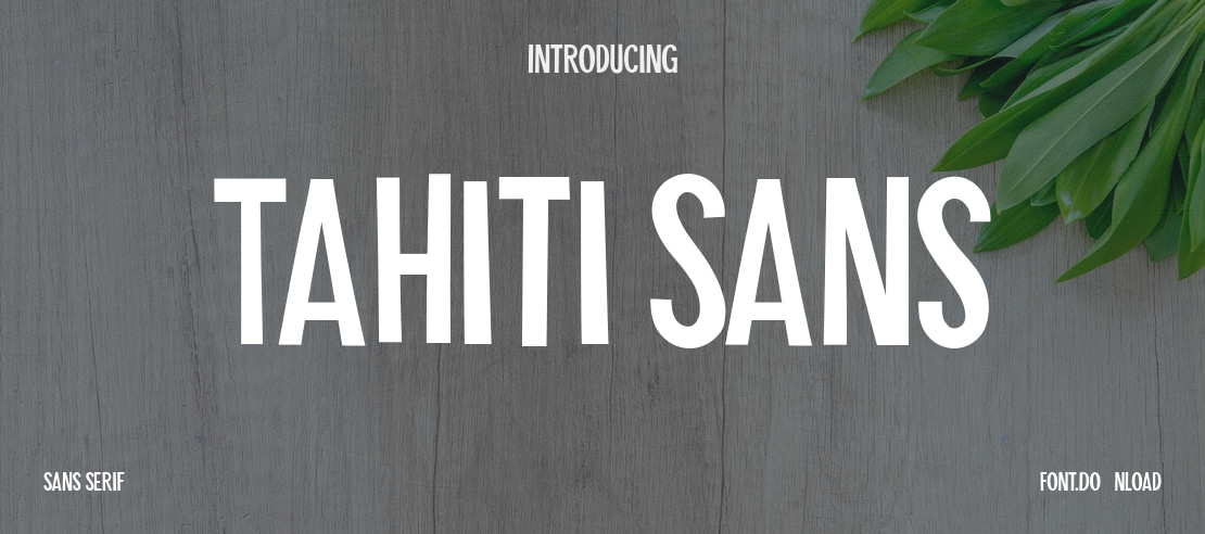 Tahiti Sans Font