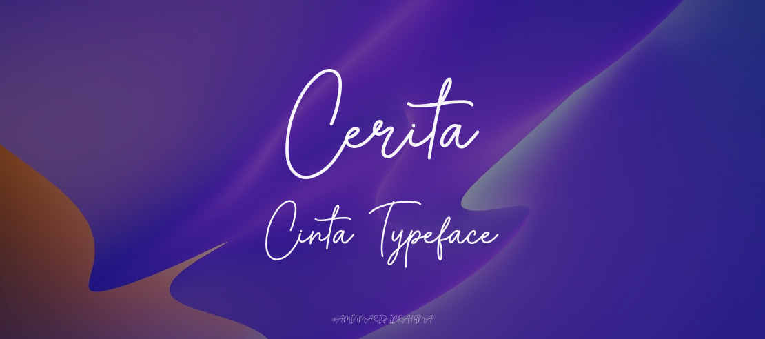 Cerita Cinta Font