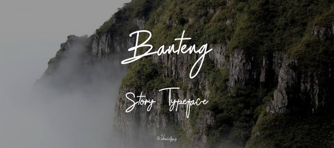 Banteng Story Font