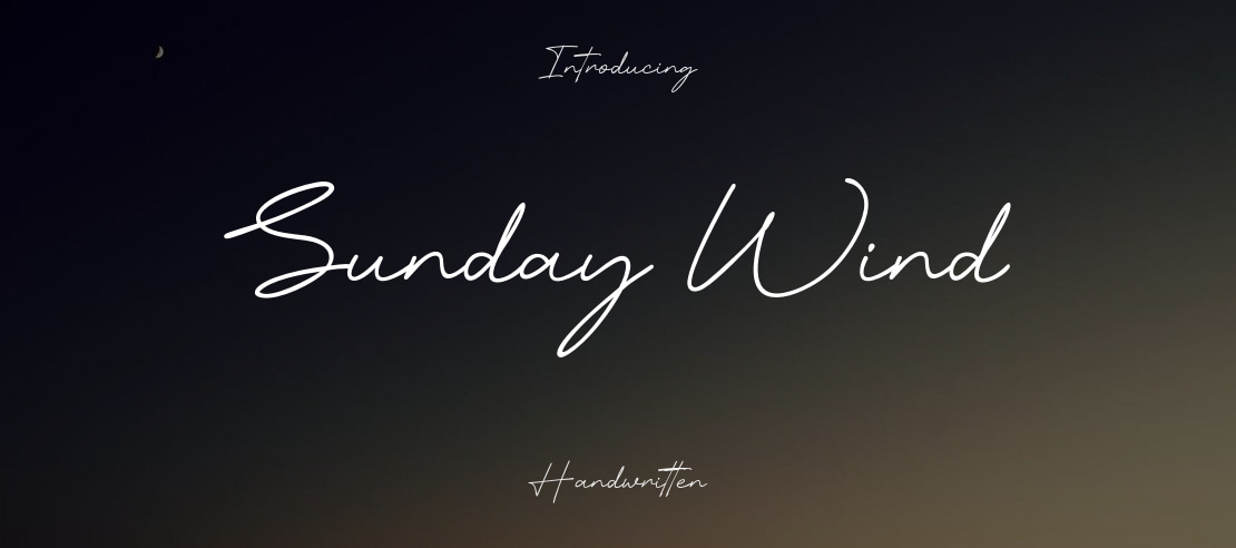 Sunday Wind Font