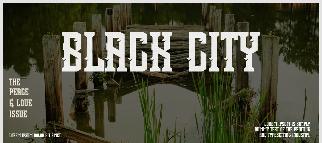 BLACK CITY Font