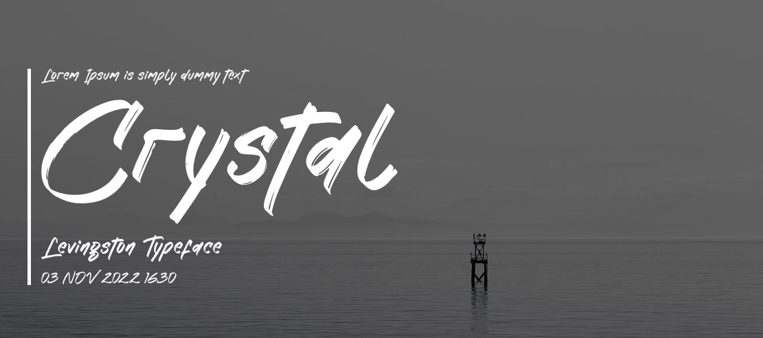 Crystal Levingston Font