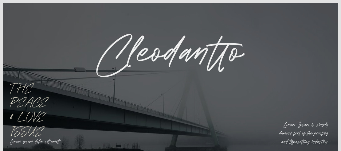 Cleodantto Font